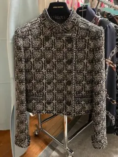 LOUIS VUITTON　メタリックルレックスモノグラムツイードミリタリー