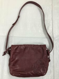 LOEWE　ロエベ　ショルダーバッグ　ワインレッド　4731