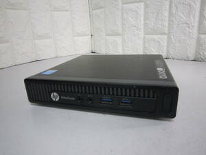 851★HP EliteDesk 800 G1 DM Core i5-4570T HDD/無 メモリ/4GB 小型　BIOS確認