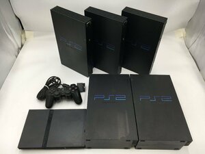 ♪▲【SONY ソニー】PS2 PlayStation2 本体/コントローラー 7点セット SCPH-75000 他 まとめ売り 0510 2