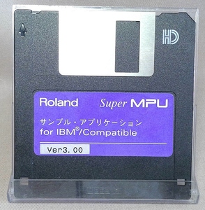 Roland Super MPU サンプル・アプリケーション for IBM FDのみ 送料180円 読み込み確認済み ローランド フロッピー ディスク