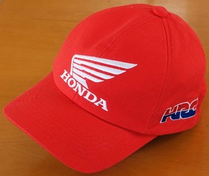 ◆HRC HONDA ウィングマーク キャップ 赤 未使用