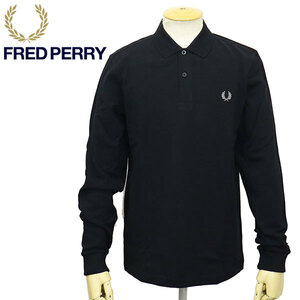 FRED PERRY (フレッドペリー) M6006 The Fred Perry Shirt 長袖 ポロシャツ FP515 906BLACK XL