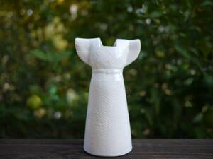 新品　リサ・ラーソン　 フラワーベース　ワードローブ　 ドレス　ホワイト　北欧　オブジェ　インテリア　花瓶　花瓶　