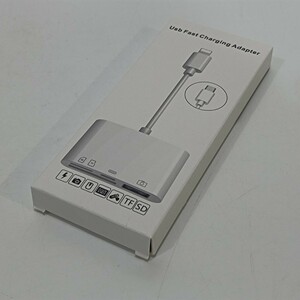 【送無】iPhone 4in1 SDカードリーダー TFカード USB3.2 y1101-1