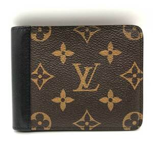 ルイヴィトン モノグラム ポルトフォイユ ガスパル 二つ折り 札入れ カード入れ 財布 Aランク M93801 Louis Vuitton 中古 六甲道