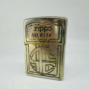 ZIPPO ジッポ リミテッドエディション LIMITED No.0314 GOLDフレーム ゴールドカラー IX １円出品 火花× 15911 現状品 限定 コレクション