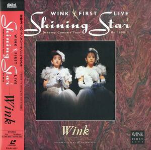 B00177903/LD/ウインク「Shining Star / Wink First Live」