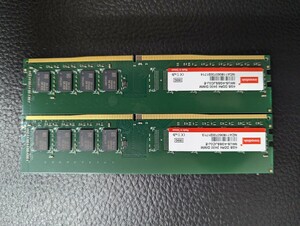 0507-18 innodisk DDR4 2400 4GB メモリ 2枚