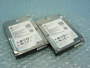 1PMO // 2個セット Seagate ST600MP0005 600GB 2.5インチ SAS 12Gb/s 15K(15000)rpm 15mm // HITACHI HA8000/RS210 AN2 取外