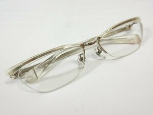 HH【フォーナインズ 999.9】 度入りメガネ 眼鏡 めがね サングラス アイウェア (メンズ) 55□15 120 クリア M-902 ■7CC1035