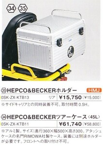 HONDA純正オプション　PS250 　ヘプコ&ベッカー専用リアキャリア