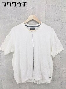 ◇ glamb グラム 半袖 Tシャツ カットソー サイズ0 オフホワイト レディース