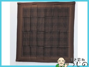 BURBERRY バーバリー スカーフ ノバチェック ブラウンチェック・グラデーション シルク100% 大判 88cm 送料無料クリックポスト 質屋 つじの