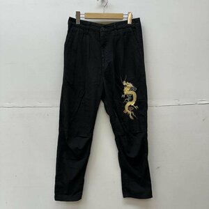 ヒステリックグラマー 2タック ドラゴン 龍 刺繍 パンツ パンツ パンツ M 黒 / ブラック