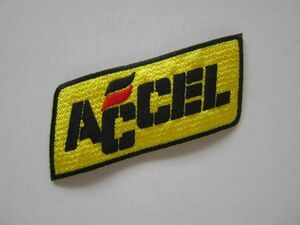 ACCEL アクセル レーシング ロゴ ワッペン/ 刺繍 エンブレム F1 自動車 バイク オートバイ NASCAR スポンサー 24