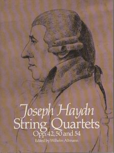 【楽譜 弦楽四重奏 ハイドン】『プロシア』『第1トスト』他 Dover publ. Haydn: String Quartets, Op. 42, 50 and 54