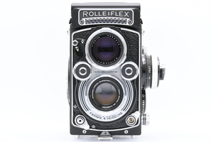 美品 ROLLEIFLEX 3.5F / 75mm F3.5 ローライ 二眼レフ 中判フィルムカメラ ケース・ストラップ・フード付