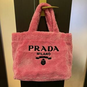 PRADA プラダ　テリー　ピンク　バッグ国内正規品　売り切り最終価格