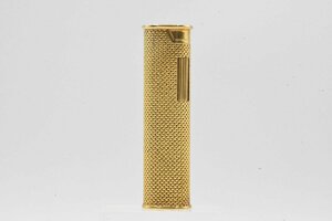 DUNHILL ダンヒル 18K アウタージャケット 3690 ローラーガスライター スリム 喫煙具 20795321