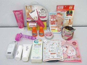 ★ss5669　未使用品　ボディケア用品　15点まとめ　フットケア　電動角質リムーバー　ベビーフット　足用　パック　かかとクリーム　角質★