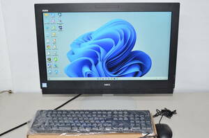 中古良品 一体型パソコン NEC MK37LG-T Windows11+office 高性能core i3-6100/爆速SSD256GB/メモリー8GB/21.5インチ/DVD搭載