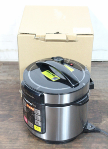 【ト長】Shop Japan ショップジャパン Cooking Pro クッキングプロP SC-30SA-J04 電気圧力鍋 調理器具 箱付き IA434IOE91