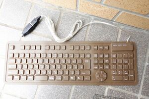 チョコレート　シリコンキーボード　防水　コンパクト　かわいい　USBキーボード