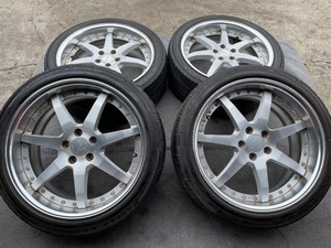 5286＊＊＊ベンツ　WORK GUNOSIS　GS1　19X8.5J　SET35　5H/112-245/40R19　タイヤ付　4本