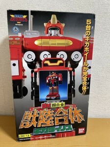 【中古美品】星獣戦隊ギンガマン　DX超合金獣陸合体　ギガライノス　GD-13　フィギュア　バンダイ　BANDAI