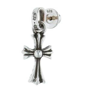 クロムハーツ Chrome Hearts BBY F PPRCHN/ベイビーファットドロップ シルバーピアス 中古 SS07