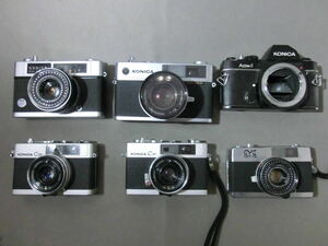 KONICA EE-MATIC/ELECTRON/A COM-1/EYE KONICA/KONICA35 6点