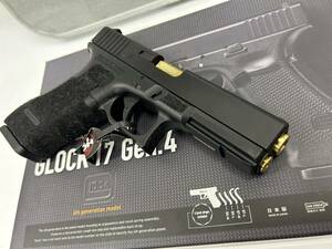 東京マルイガスブローバック　GLOCK17 Gen.4 スティップリングカスタム　ゴールド　新品