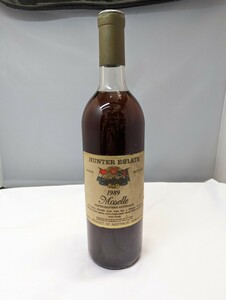 未開栓 古酒 オーストラリア HUNTER ESTATE 1989 Moselle 10.5％ 750ml