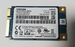 TOSHIBA THNSNJ128GMCU (128GB) mSATA 消去済み 中古品 送料無料 