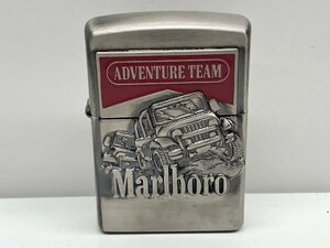 7【未使用】Marlboro　マルボロ　ZIPPO　ジッポ　オイルライター　喫煙具　喫煙グッズ 　コレクション　本体のみ　火花確認済み