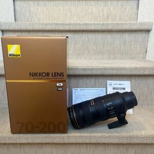 ニコン　レンズ　NIKKOR AF-S 70-200/2.8G ED VRⅡ
