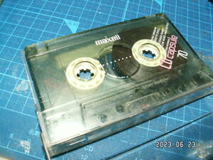 7使用済み　中古　 カセットテープ　日立Maxell　CD　CAPSULE70　Type1 ノーマル　70分　1本　爪なし　No.1318