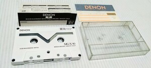 当時物　メタルカセットテープ　DENON　MG-X 90　メタルテープ　カセットテープ　使用済み　中古