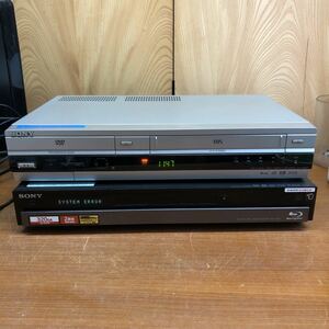 SONY ソニー SLV-D383PDVD VHS プレーヤー レコーダー /ブルーレイ/DVDレコーダー BDZ-RX35 2台セット