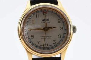 オリス デイト ラウンド 手巻き メンズ 腕時計 ORIS