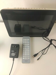 TOSHIBA REGZA 防水対応ポータブルDVD SD-P100WP