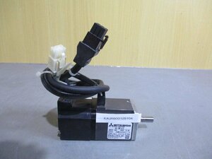 中古 MITSUBISHI AC SERVO MOTOR HC-MFS13 AC サーボモータ 100W (KAUR60312B104)