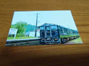 鉄道写真プリント Lサイズ はやとの風 キハ40 大隅横川駅