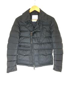 MONCLER◆ダウンジャケット/ライダース/0/ナイロン/BLK/220914139200/ZIND1110066//ライダース