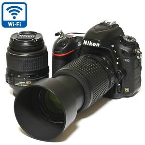 【Nikon】D750ダブルレンズセット★フルサイズ一眼レフカメラ★