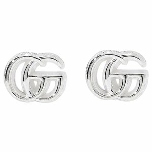 グッチ ピアス 770758-J8400-8106 ダブルG スタッド シルバー レディス アクセサリー ユニセックス GG MARMONT EARRING