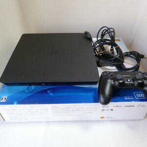 Bbｄ0021　PlayStation4 ジェット・ブラック 500GB CUH-2200AB01　PS4
