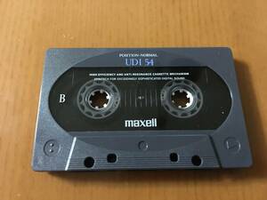 【中古カセットテープ　54分】MAXELL UDⅠ TYPEⅠ【ノーマル】【画像のインデックスの中身のテープが相違してます】