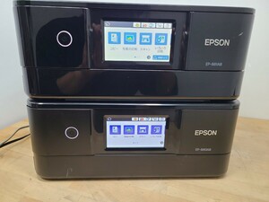 ☆EPSON　EP-881AB EP-880AB インクジェット複合機　プリンター　ジャンク品　2台まとめて　１円スタート！　エプソン 同梱不可！